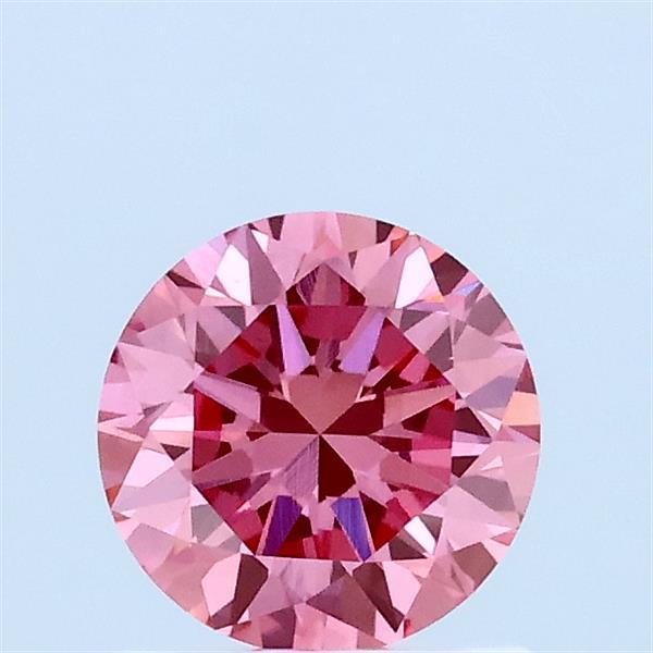 0.73 Ct. Fancy Pink Round Lab Grown Diamond