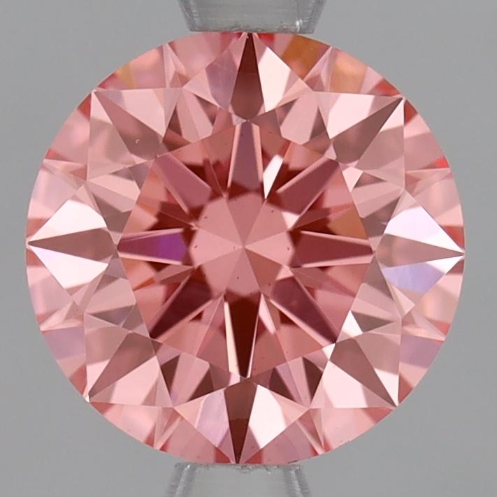 1.07 Ct. Fancy Vivid Pink Round Lab Grown Diamond