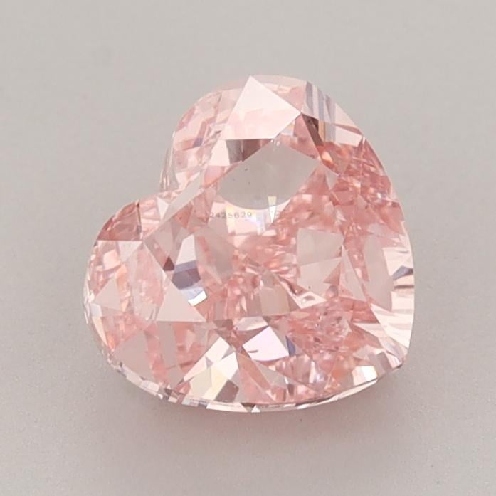 1.54 Ct. Fancy Vivid  Pink Heart Lab Grown Diamond