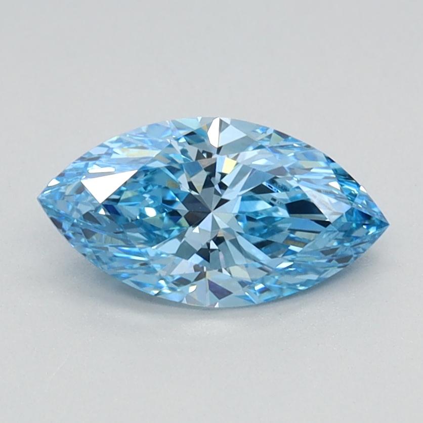 0.75 Ct. Fancy Vivid Blue Marquise Lab Grown Diamond