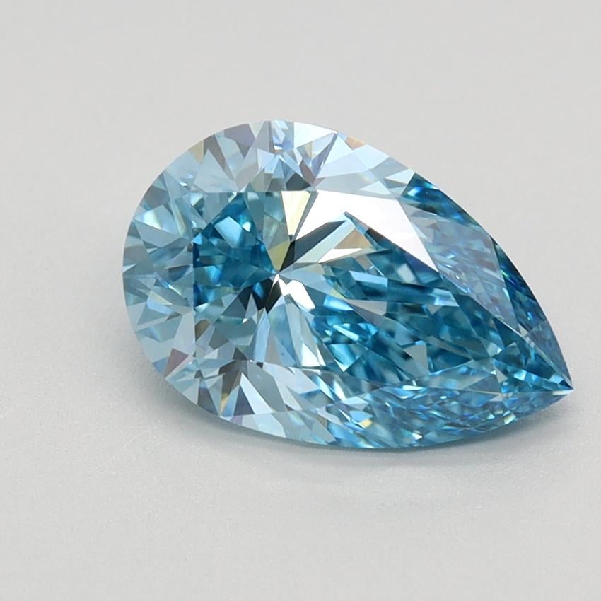 1.50 Ct. Fancy Vivid Blue Pear Lab Grown Diamond