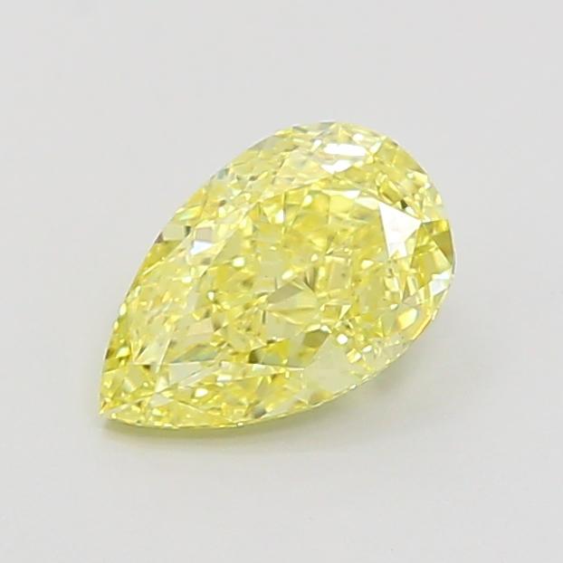 1.10 Ct. Fancy Intense Yellow Pear Lab Grown Diamond