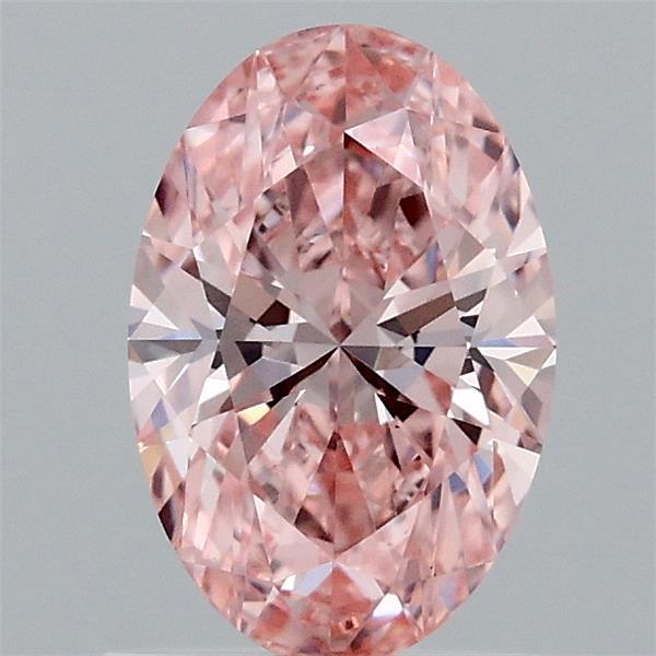 1.01 Ct. Fancy Vivid Pink Oval Lab Grown Diamond
