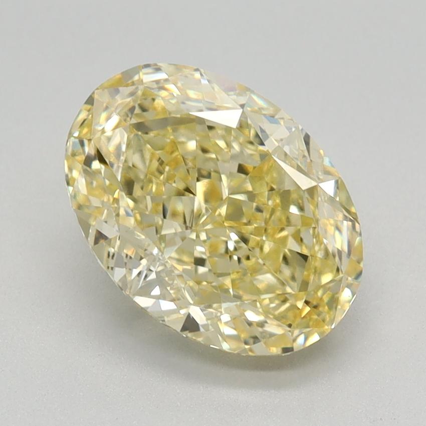 2.06 Ct. Fancy Intense Yellow Oval Lab Grown Diamond