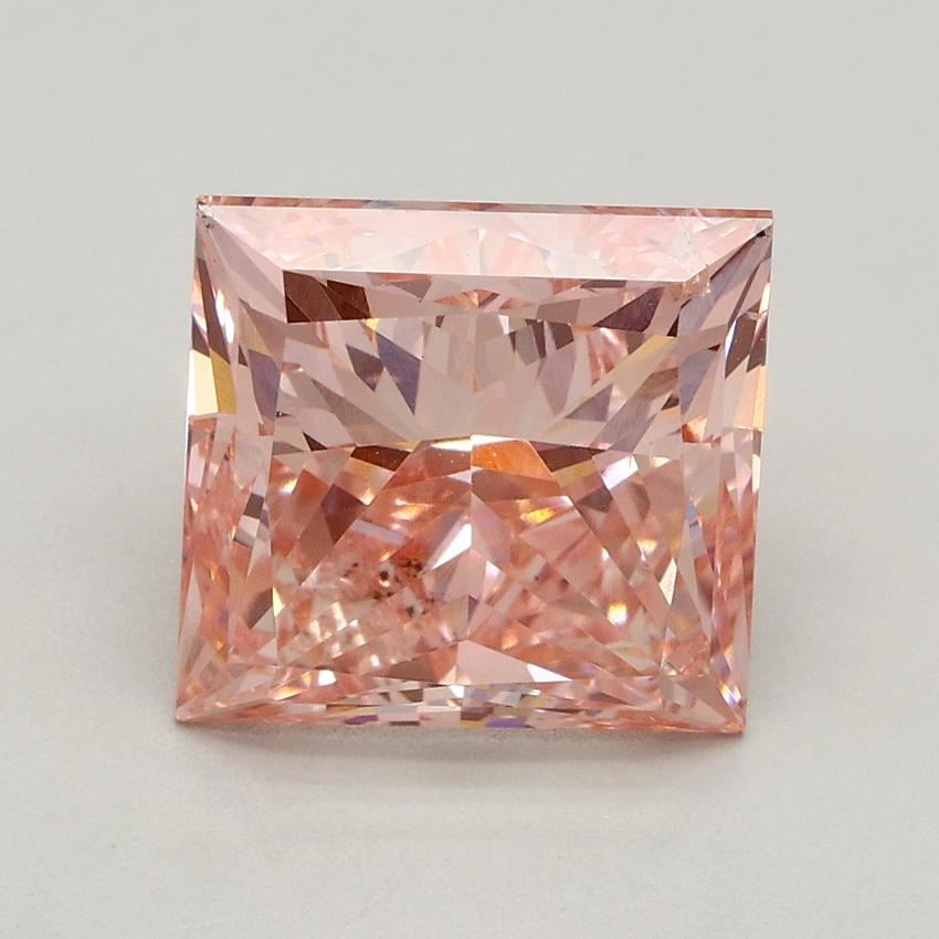 3.03 Ct. Fancy Intense Pink Princess Lab Grown Diamond
