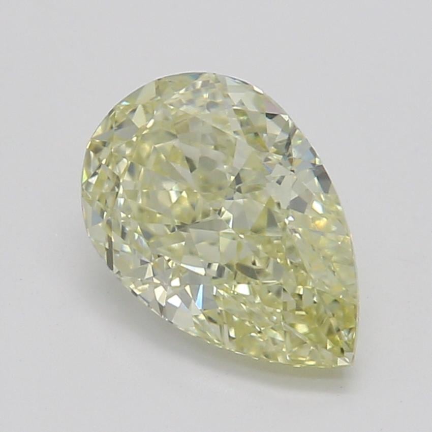 0.71 Ct. Fancy Light Yellow Pear Diamond