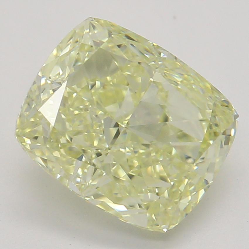 1.50 Ct. Fancy Light Yellow Cushion Diamond