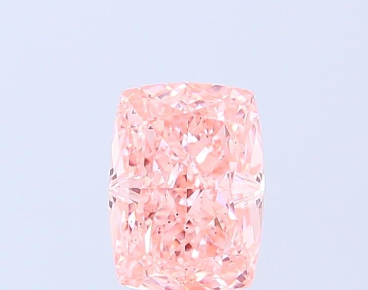 1.57 Ct. Fancy Vivid  Pink Cushion Lab Grown Diamond