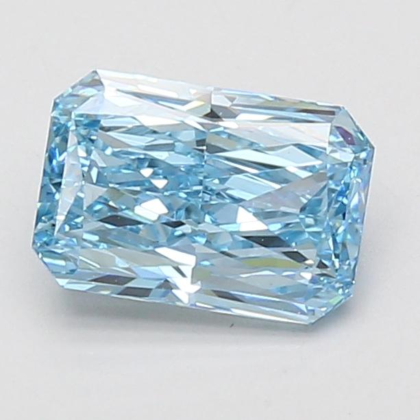 1.56 Ct. Fancy Vivid Blue Radiant Lab Grown Diamond