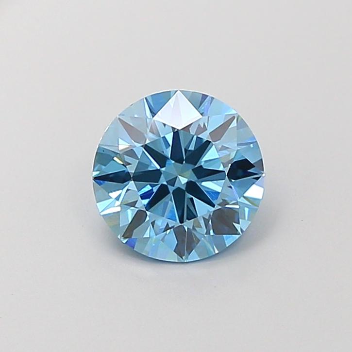 1.70 Ct. Fancy Vivid  Blue Round Lab Grown Diamond