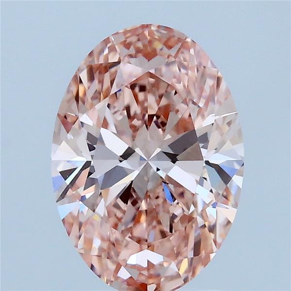 1.76 Ct. Fancy Vivid Pink Oval Lab Grown Diamond