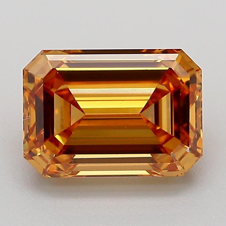 2.07 Ct. Fancy Light  Brown Emerald Lab Grown Diamond