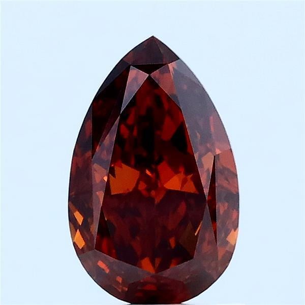 1.01 Ct. Fancy Deep Orange Pear Lab Grown Diamond