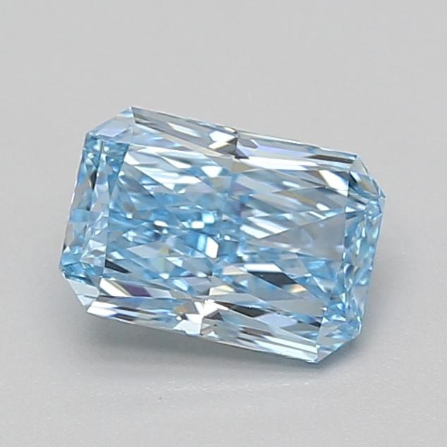 1.23 Ct. Fancy Vivid Blue Radiant Lab Grown Diamond