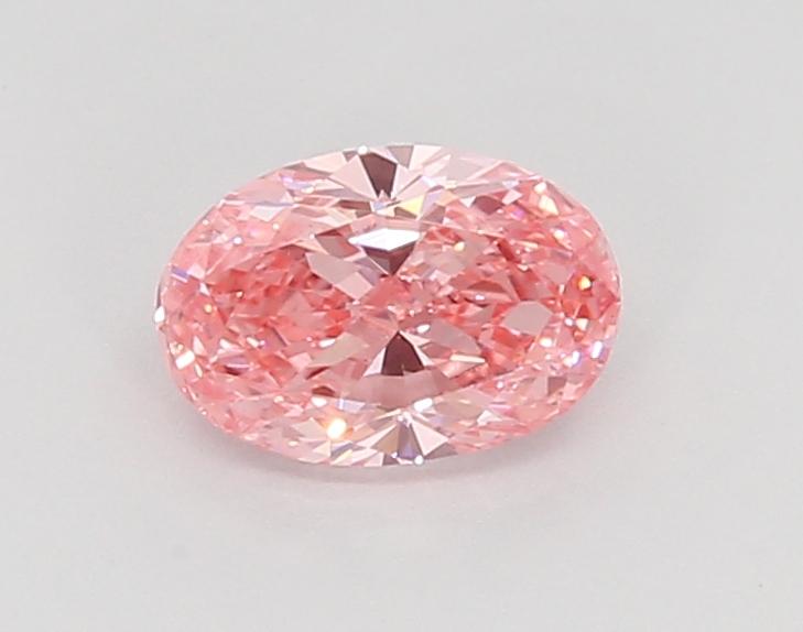 0.72 Ct. Fancy Vivid Pink Oval Lab Grown Diamond