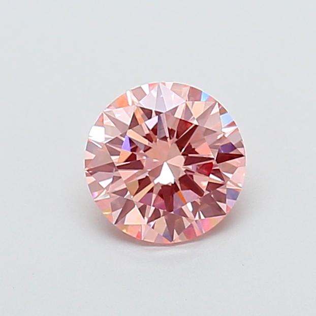 1.00 Ct. Fancy Intense Pink Round Lab Grown Diamond