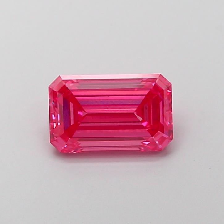 1.75 Ct. Fancy Vivid Pink Emerald Lab Grown Diamond