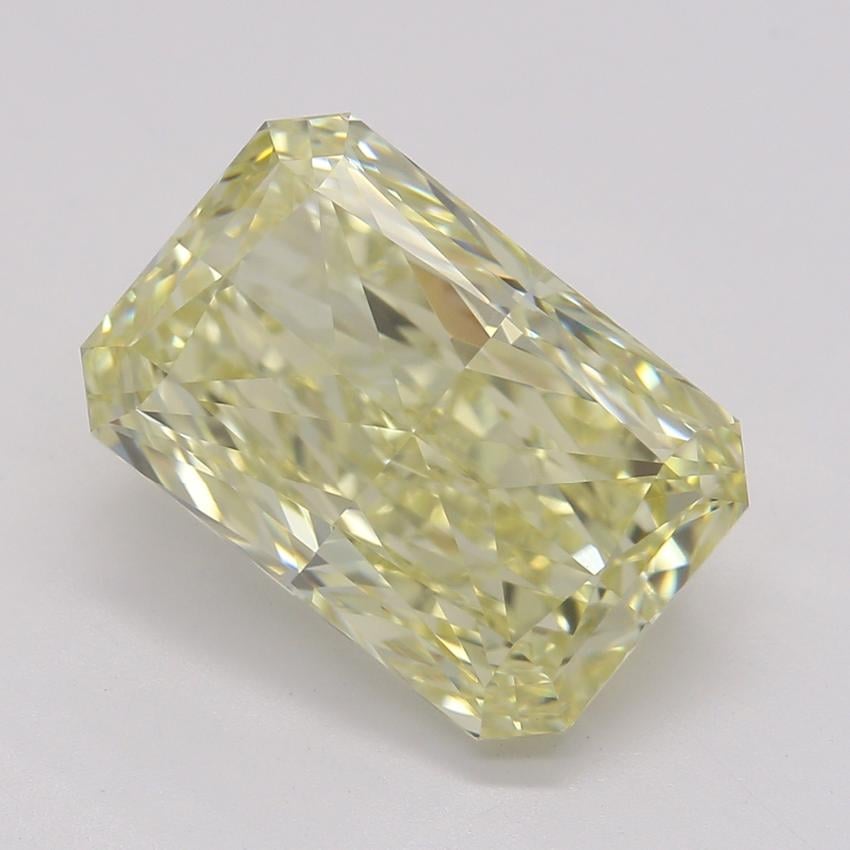 3.01 Ct. Fancy Light Yellow Radiant Diamond