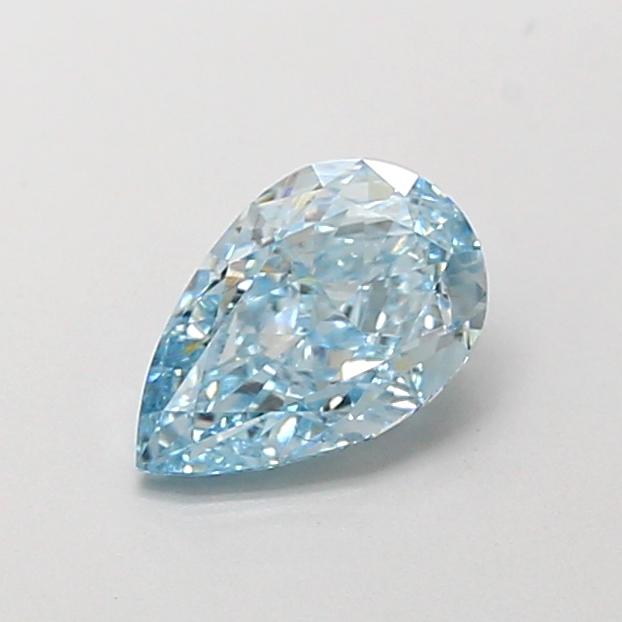 1.01 Ct. Fancy Vivid Blue Pear Lab Grown Diamond