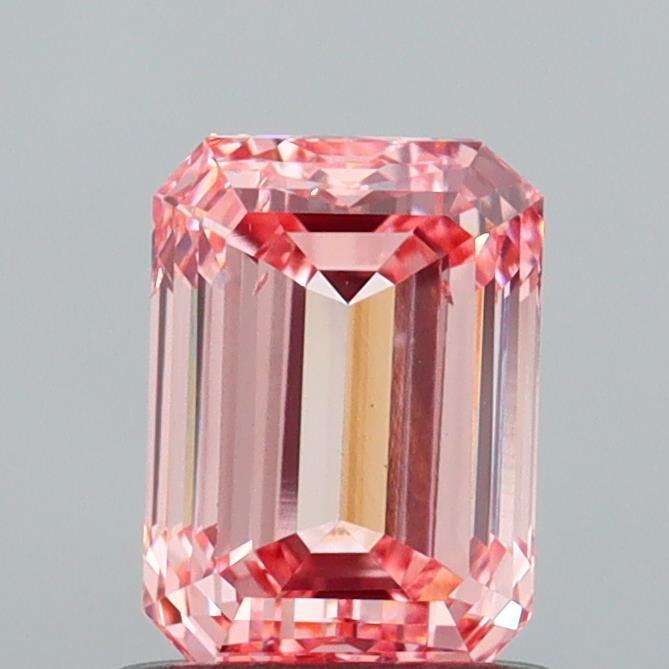1.08 Ct. Fancy Vivid  Pink Emerald Lab Grown Diamond