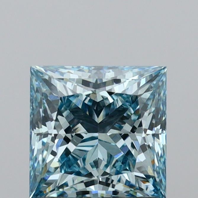 1.06 Ct. Fancy  Blue Princess Lab Grown Diamond