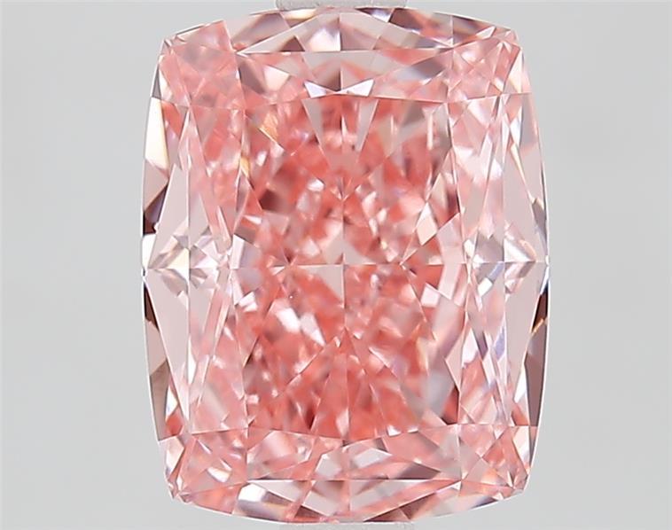2.11 Ct. Fancy Vivid Pink Cushion Lab Grown Diamond