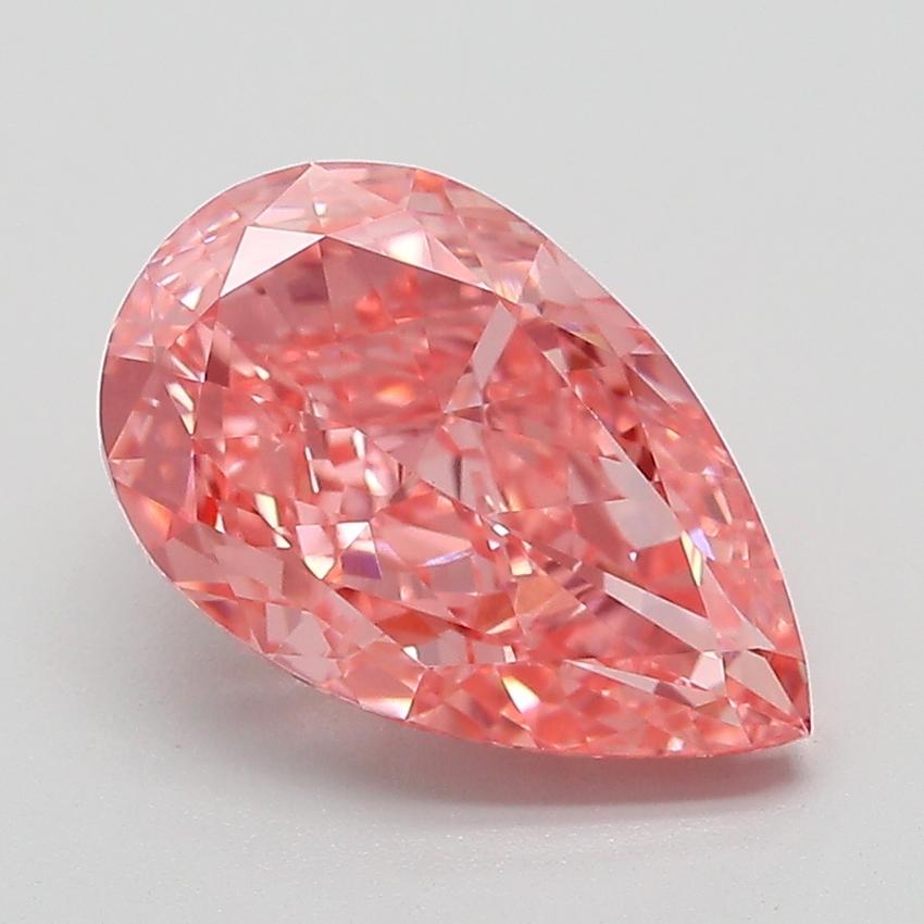 3.01 Ct. Fancy Pink Pear Lab Grown Diamond