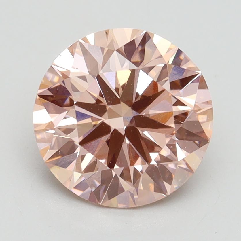 2.20 Ct. Fancy Intense Pink Round Lab Grown Diamond
