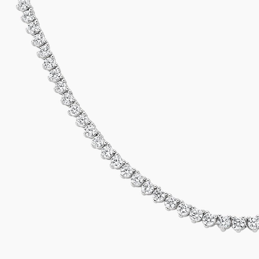 18K White Gold Diamond Tennis Necklace (5 1/2 ct. tw.)
