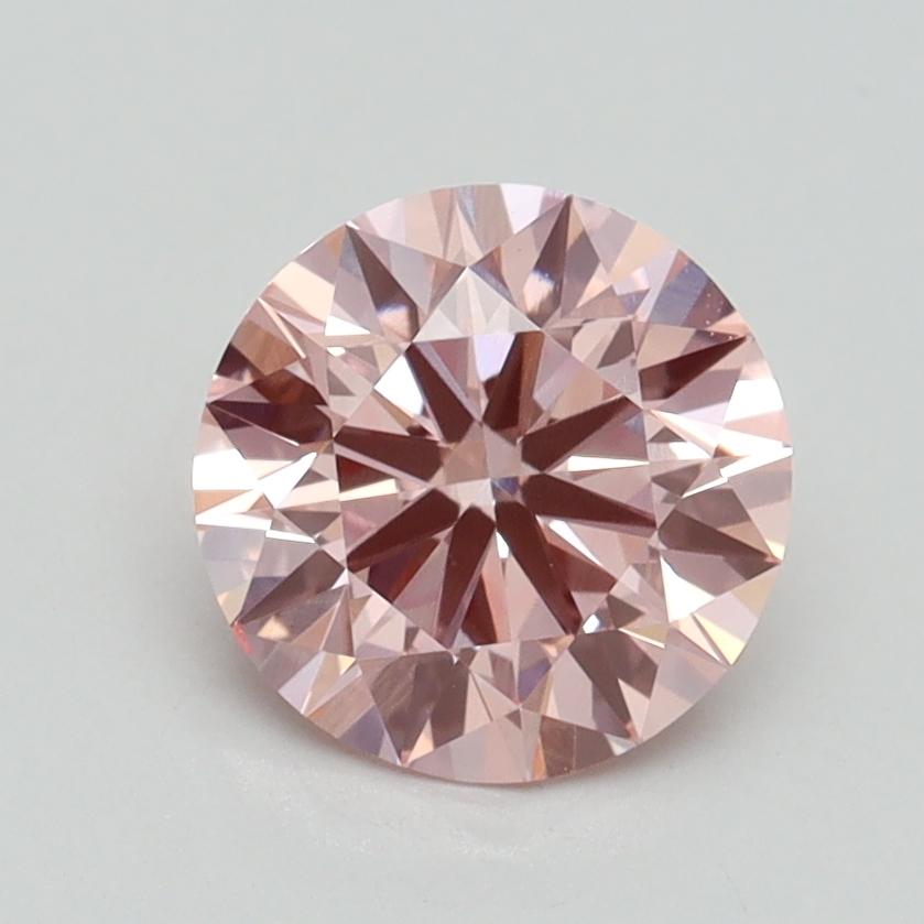 1.40 Ct. Fancy Intense Pink Round Lab Grown Diamond