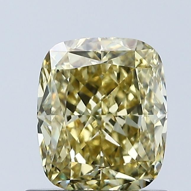 1.05 Ct. Fancy Intense Yellow Cushion Lab Grown Diamond