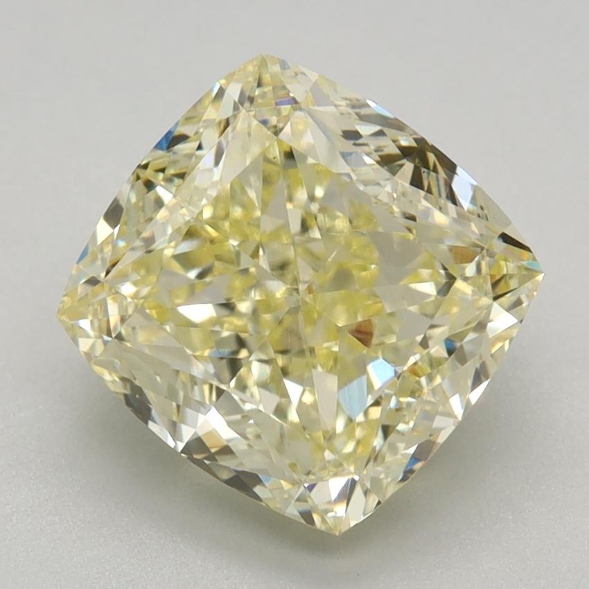 2.27 Ct. Fancy Yellow Cushion Lab Grown Diamond