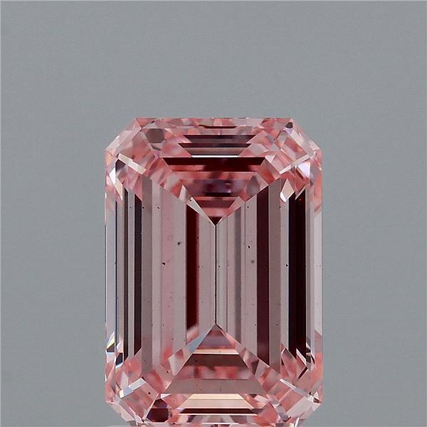 2.12 Ct. Fancy Vivid Pink Emerald Lab Grown Diamond