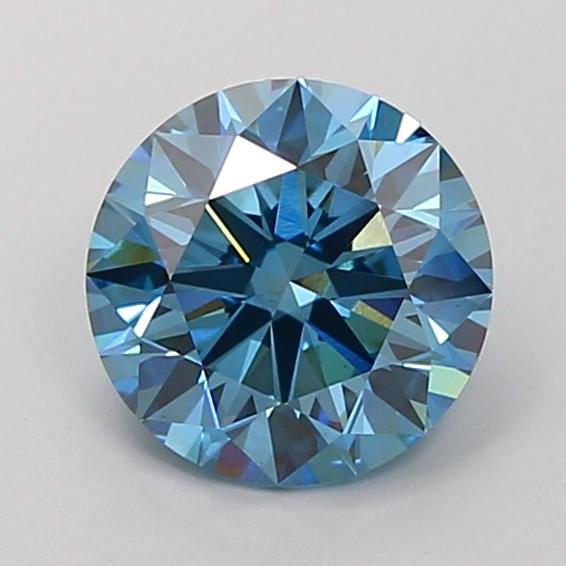 1.95 Ct. Fancy Vivid Blue Round Lab Grown Diamond