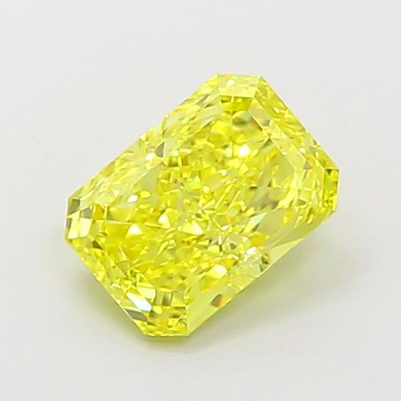 1.42 Ct. Fancy Vivid Yellow Radiant Lab Grown Diamond