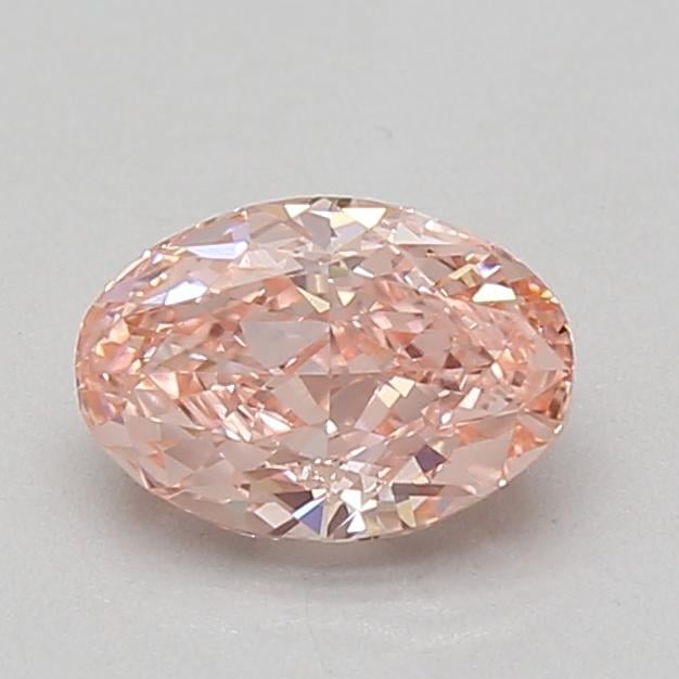1.26 Ct. Fancy Vivid Pink Oval Lab Grown Diamond