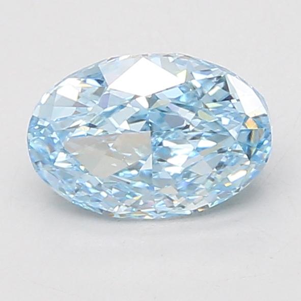 1.40 Ct. Fancy Vivid Blue Oval Lab Grown Diamond
