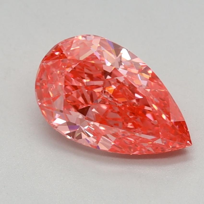1.15 Ct. Fancy Vivid Pink Pear Lab Grown Diamond