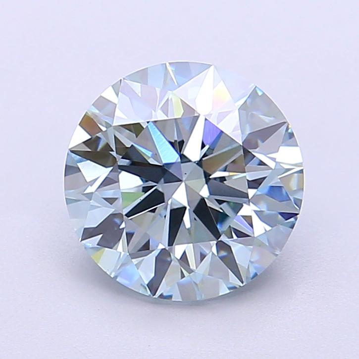 2.21 Ct. Fancy Blue Round Lab Grown Diamond