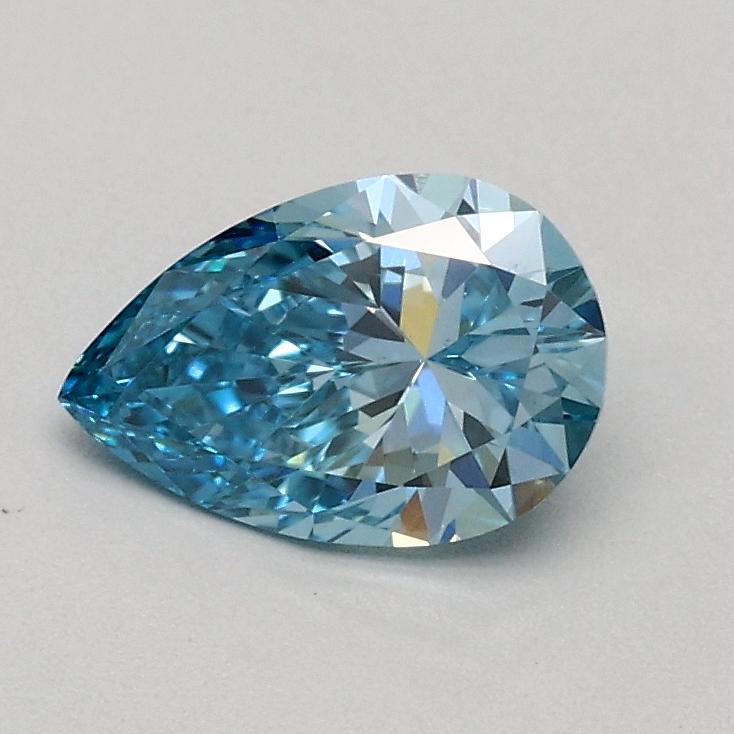 0.50 Ct. Fancy Vivid Blue Pear Lab Grown Diamond