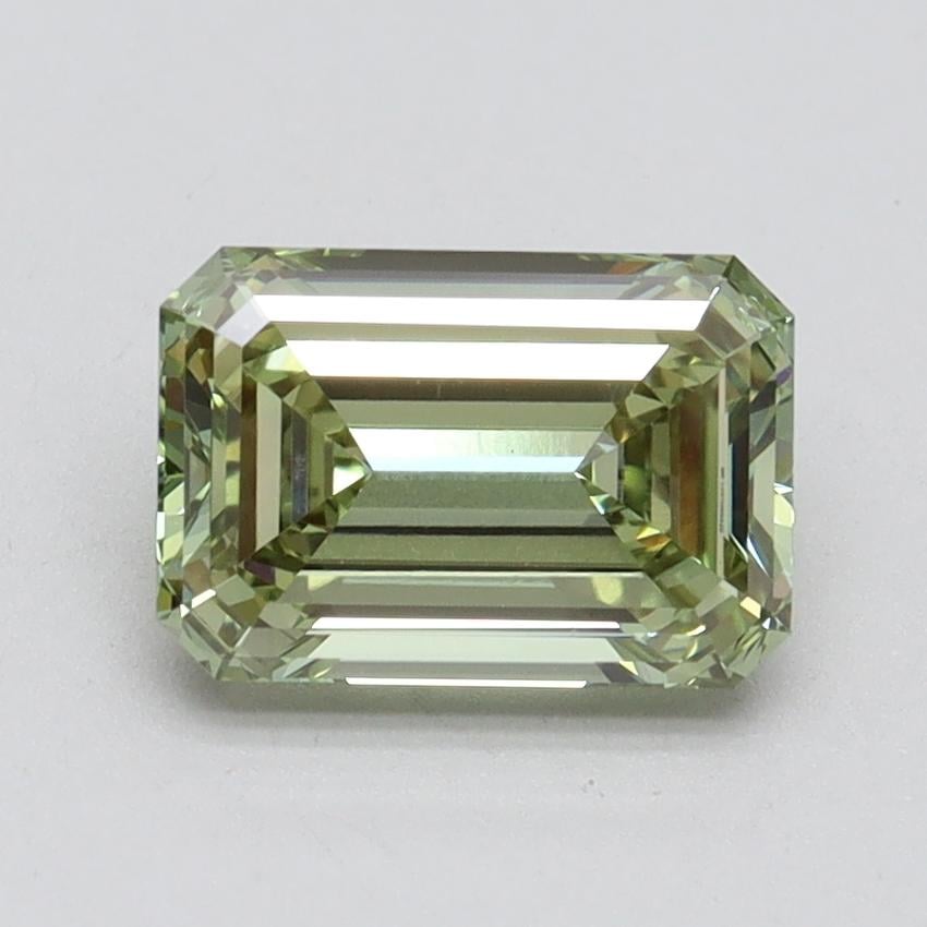 1.51 Ct. Fancy Intense Green Emerald Lab Grown Diamond