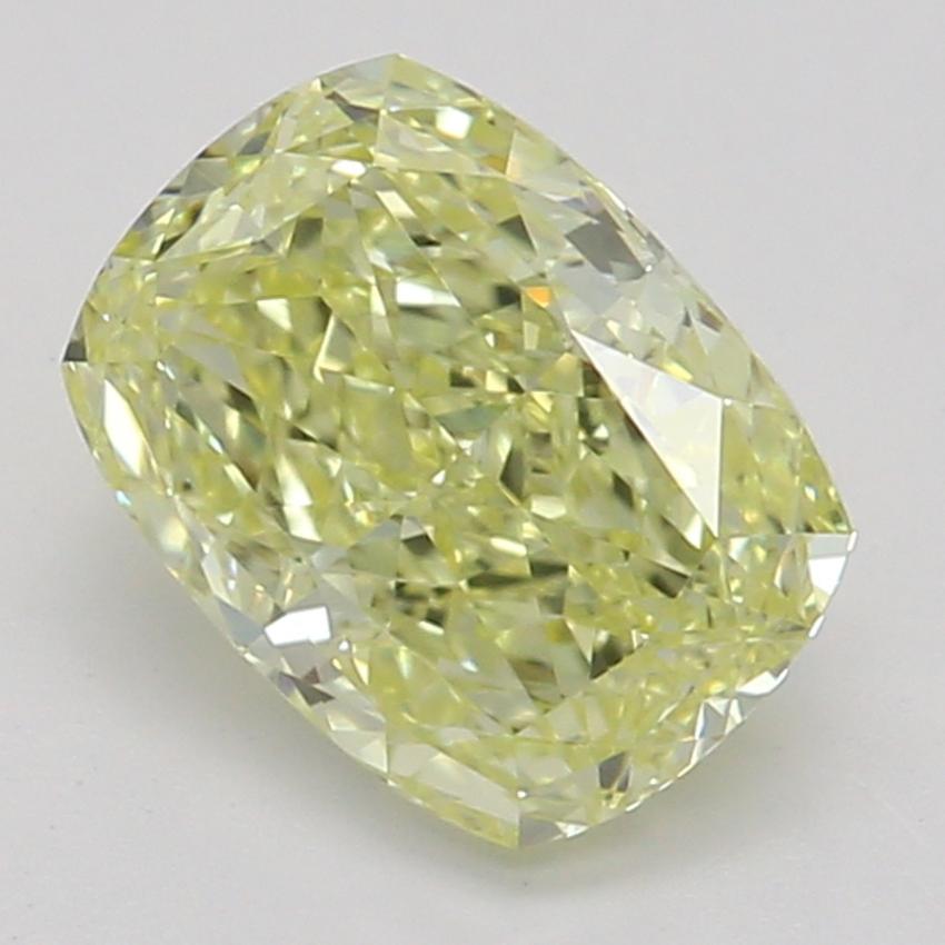 0.72 Ct. Fancy Yellow Cushion Diamond