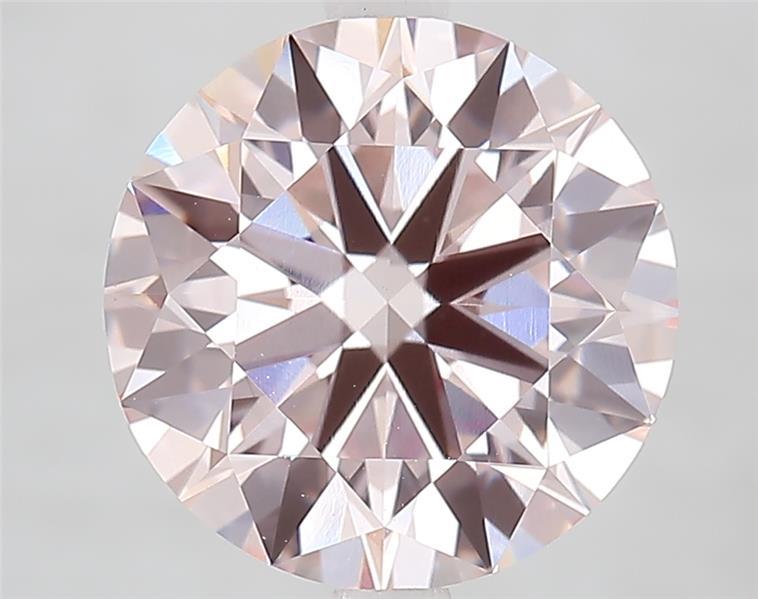 4.36 Ct. Fancy  Pink Round Lab Grown Diamond