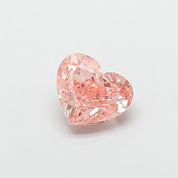 2.02 Ct. Fancy Intense  Pink Heart Lab Grown Diamond