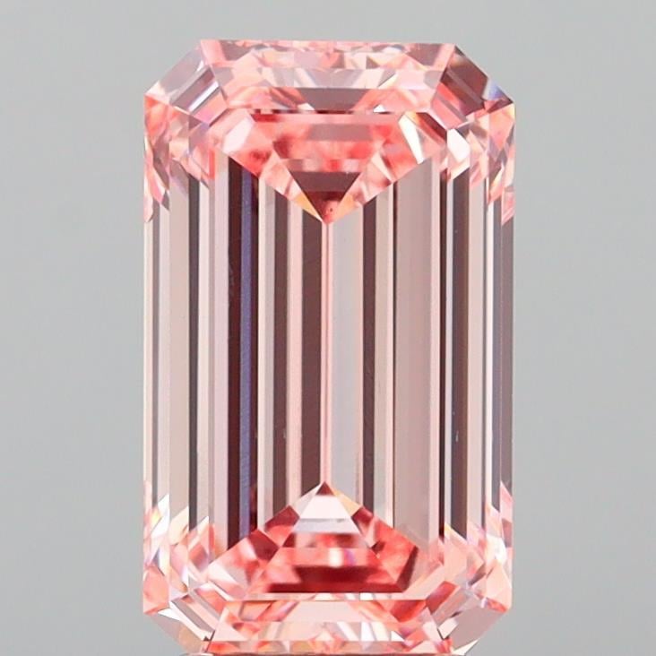 4.01 Ct. Fancy Intense Pink Emerald Lab Grown Diamond