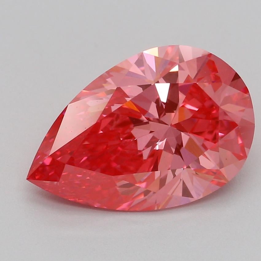 1.99 Ct. Fancy Vivid Pink Pear Lab Grown Diamond