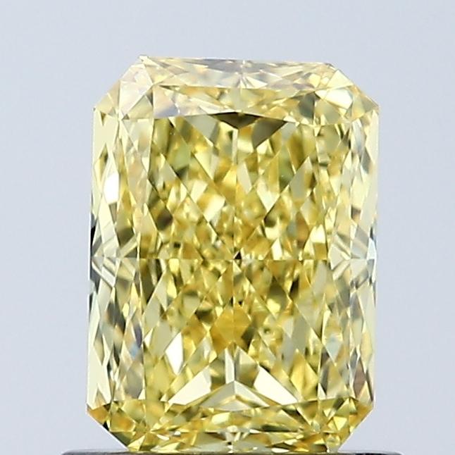 1.05 Ct. Fancy Vivid Yellow Radiant Lab Grown Diamond