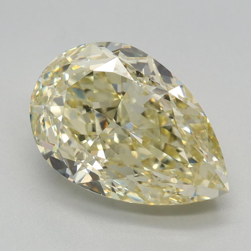 3.03 Ct. Fancy  Intense Yellow Pear Lab Grown Diamond