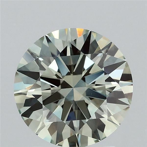 2.21 Ct. Fancy Intense Green Round Lab Grown Diamond