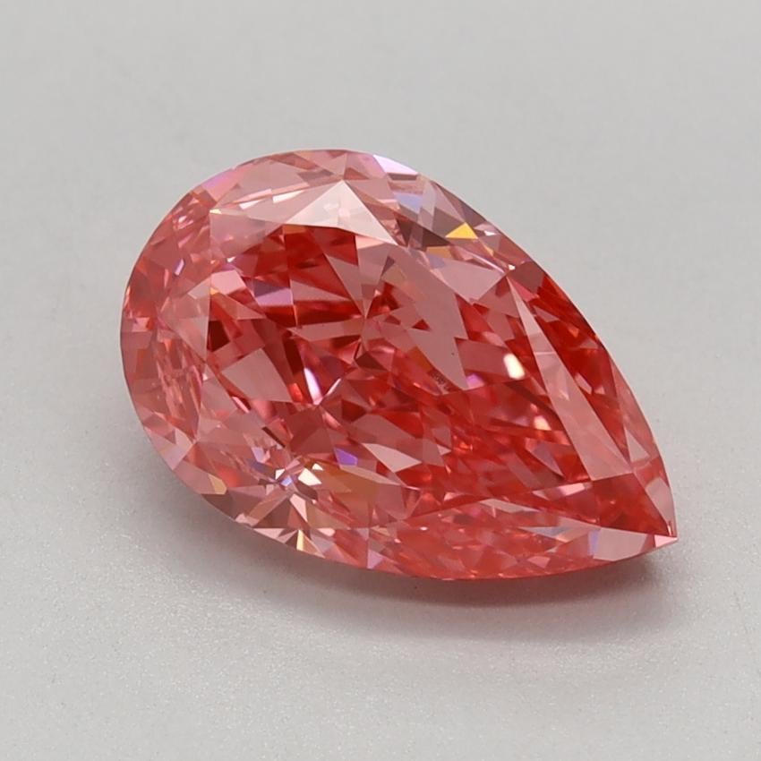 1.59 Ct. Fancy Vivid Pink Pear Lab Grown Diamond